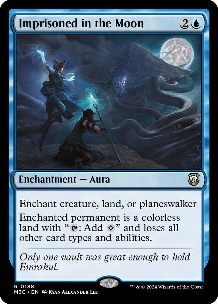 Imprisoned in the Moon (Ripple Foil) (188) [Modern Horizons 3 Commander]