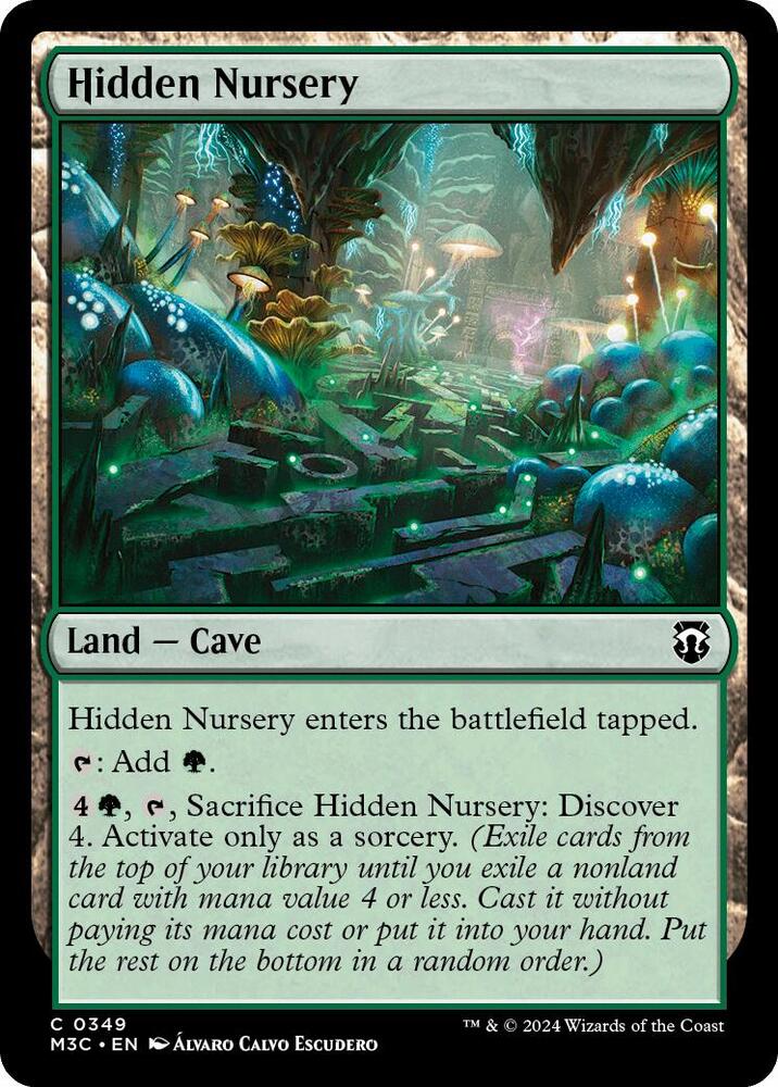 Hidden Nursery (Ripple Foil) (349) [Modern Horizons 3 Commander]