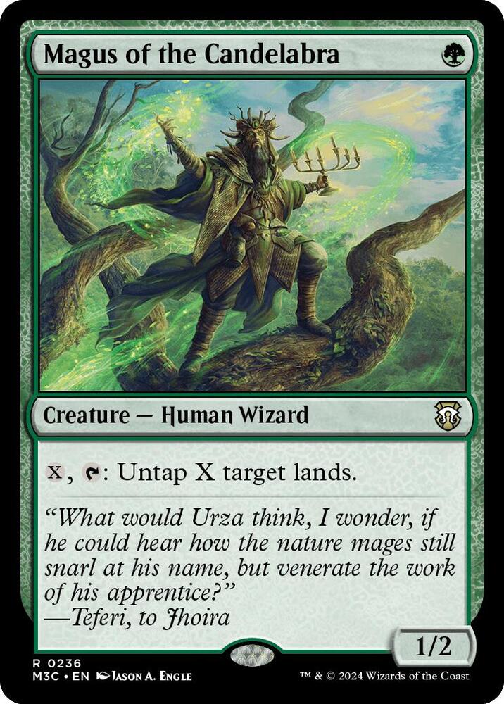 Magus of the Candelabra (Ripple Foil) (236) [Modern Horizons 3 Commander]