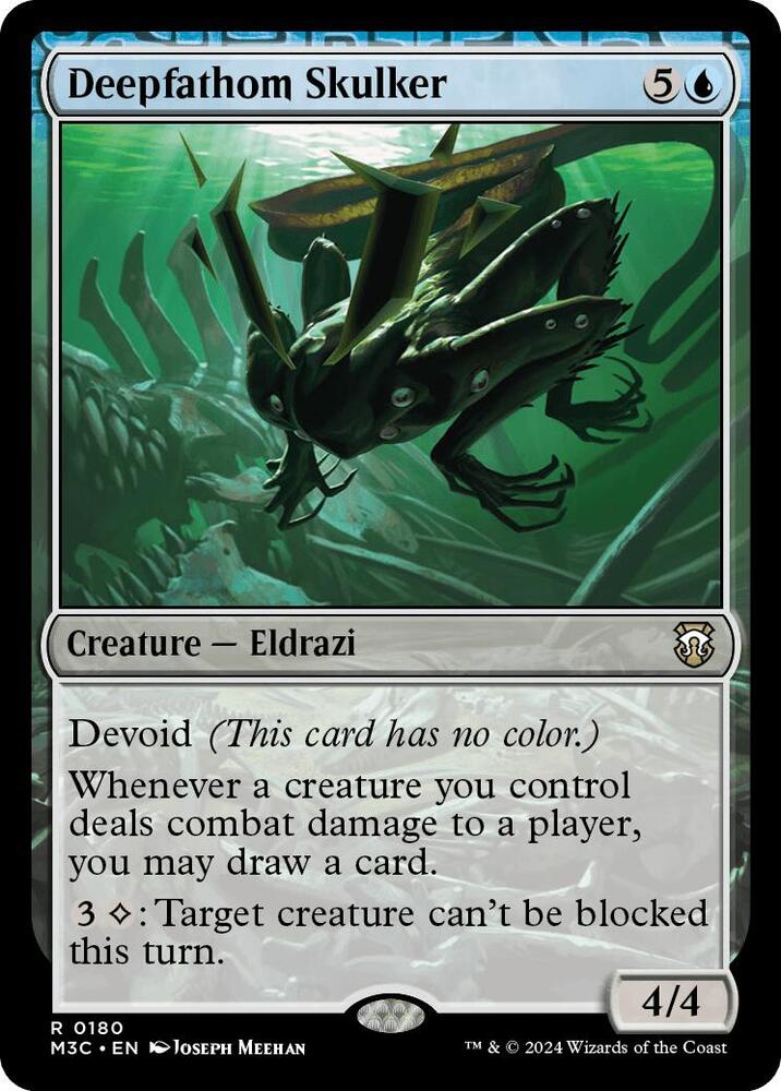 Deepfathom Skulker (Ripple Foil) (180) [Modern Horizons 3 Commander]