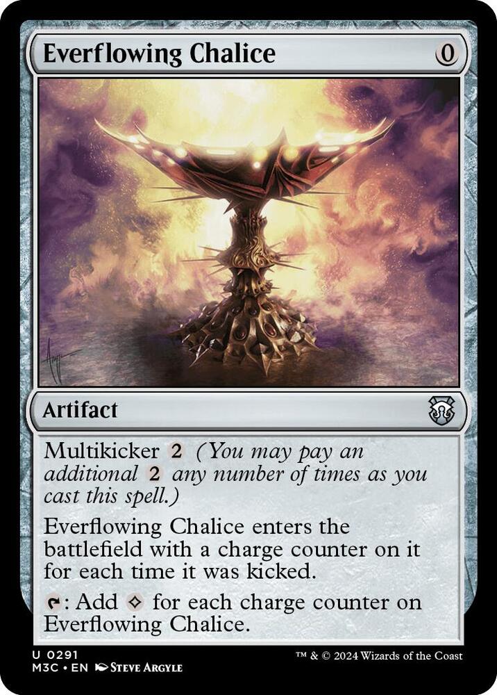 Everflowing Chalice (Ripple Foil) (291) [Modern Horizons 3 Commander]