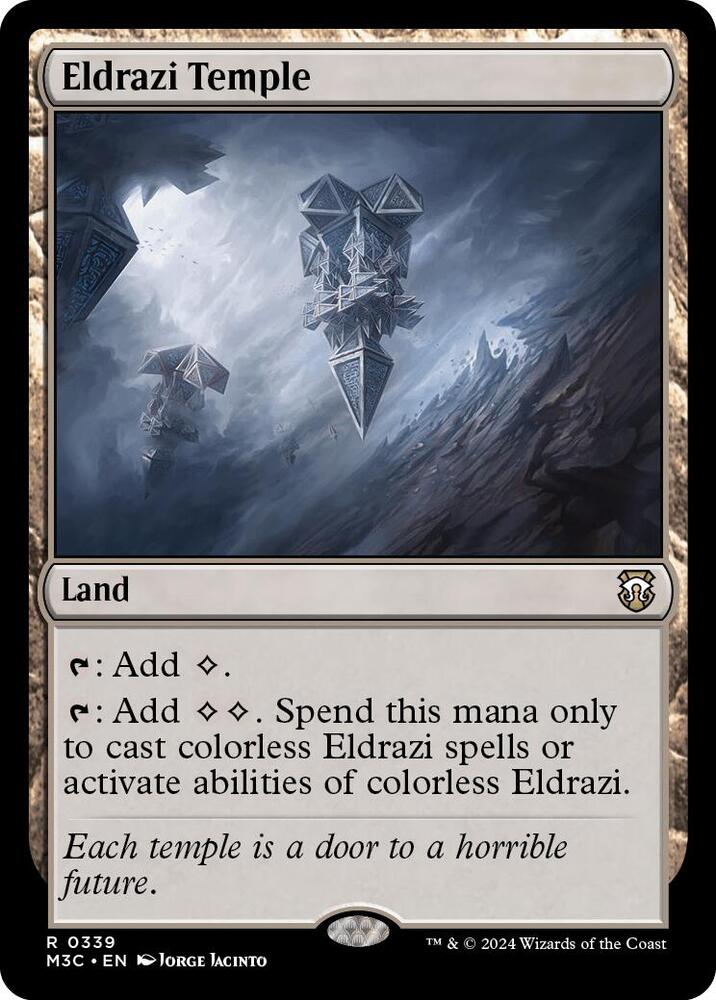 Eldrazi Temple (Ripple Foil) (339) [Modern Horizons 3 Commander]