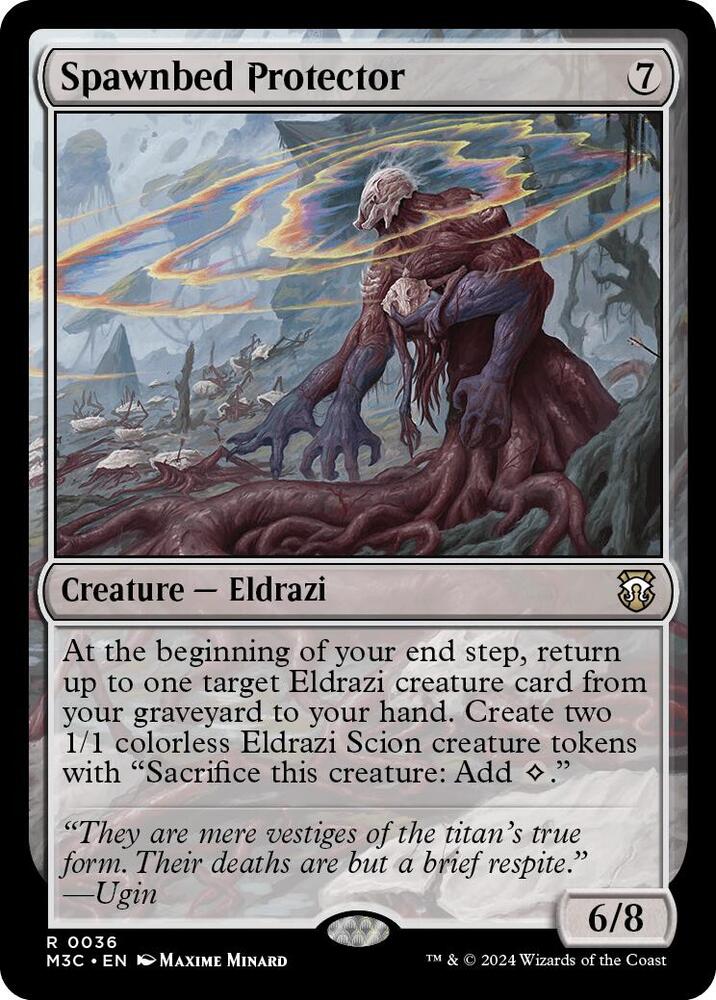 Spawnbed Protector (Ripple Foil) (36) [Modern Horizons 3 Commander]