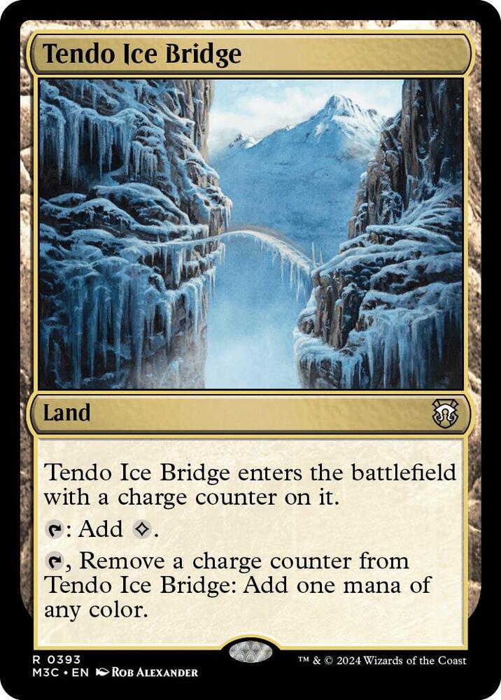 Tendo Ice Bridge (Ripple Foil) (393) [Modern Horizons 3 Commander]