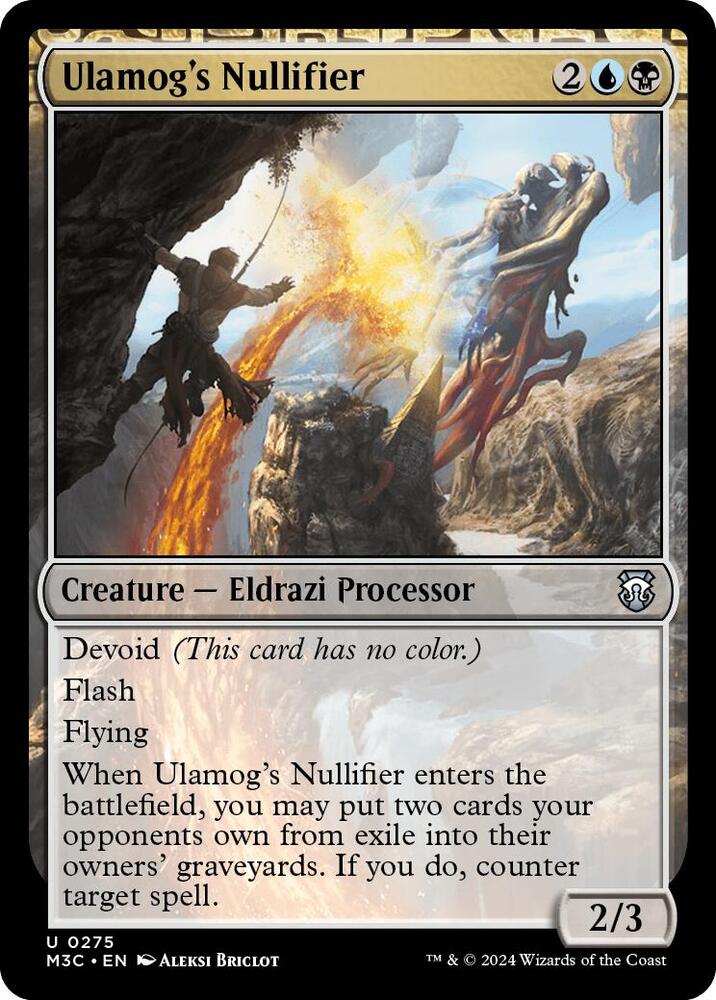 Ulamog's Nullifier (Ripple Foil) (275) [Modern Horizons 3 Commander]