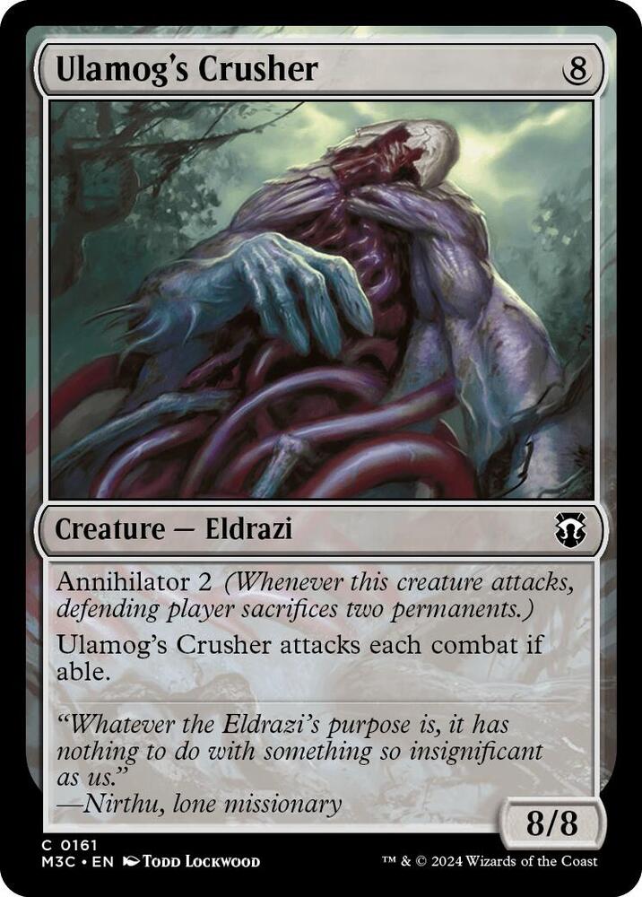 Ulamog's Crusher (Ripple Foil) (161) [Modern Horizons 3 Commander]