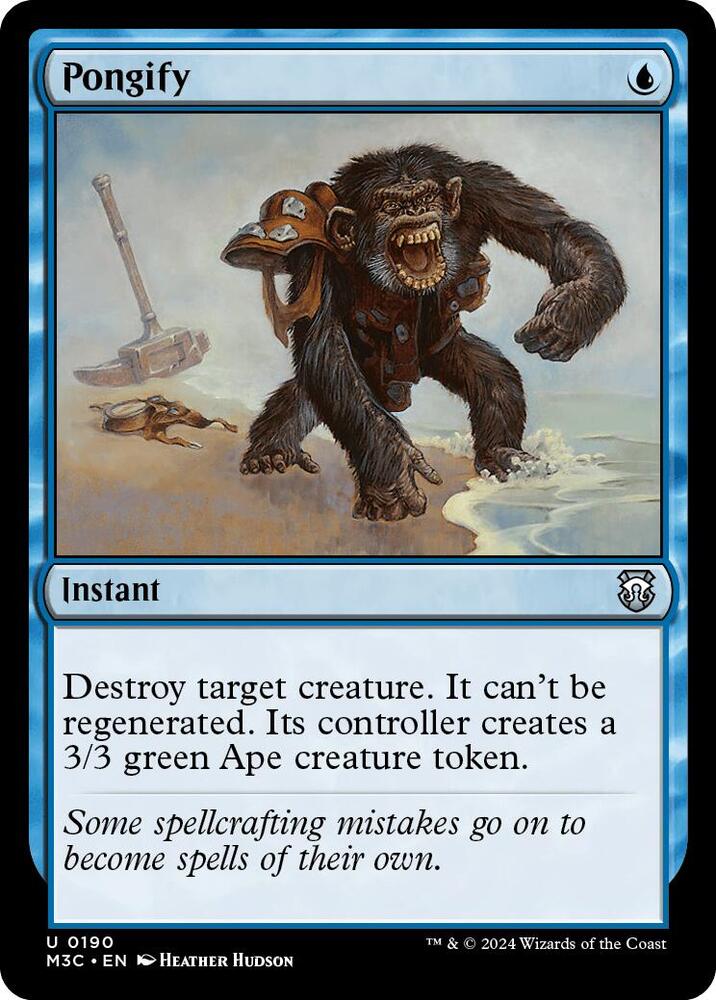 Pongify (Ripple Foil) (190) [Modern Horizons 3 Commander]