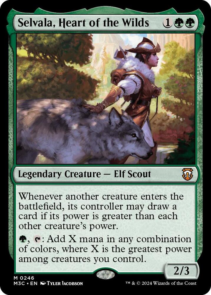 Selvala, Heart of the Wilds (246) [Modern Horizons 3 Commander]