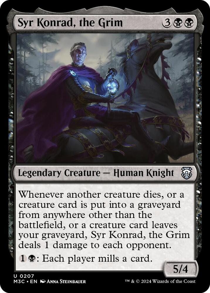 Syr Konrad, the Grim (207) [Modern Horizons 3 Commander]