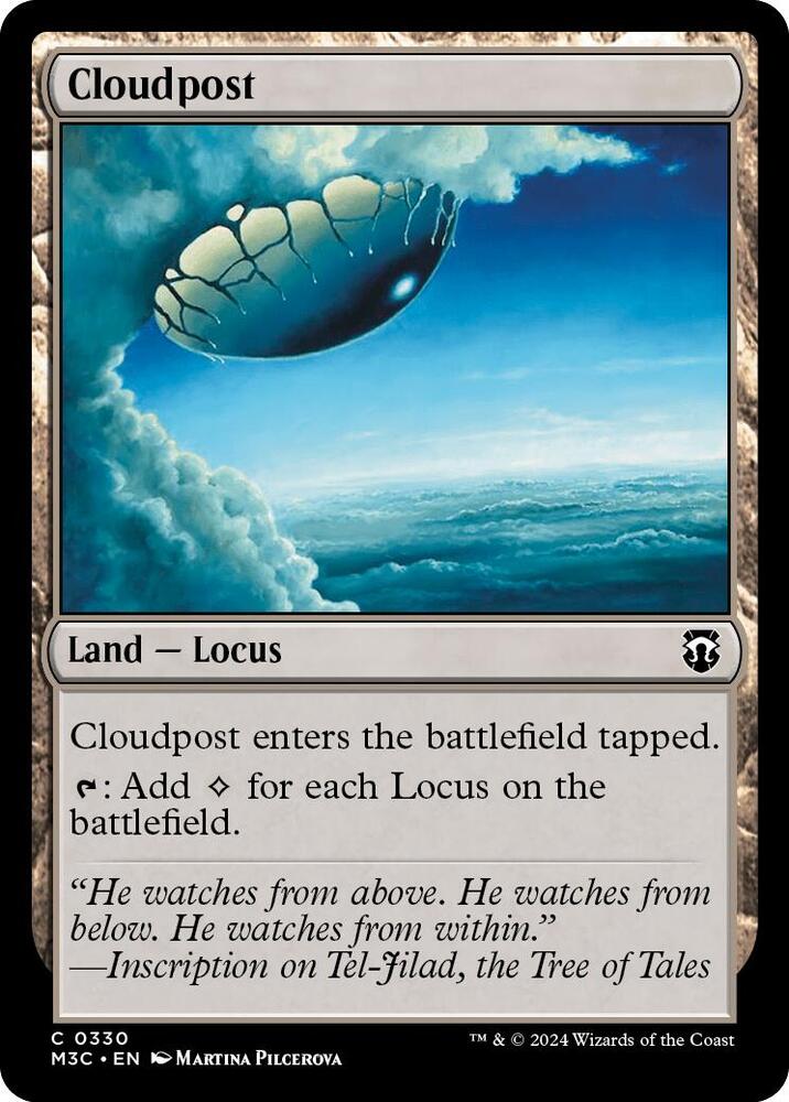 Cloudpost (Ripple Foil) (330) [Modern Horizons 3 Commander]