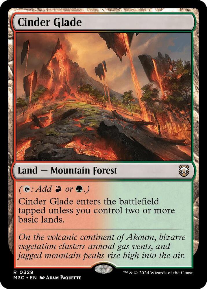 Cinder Glade (329) [Modern Horizons 3 Commander]