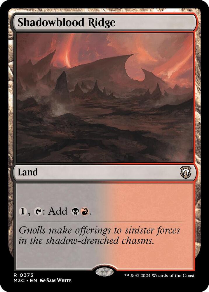 Shadowblood Ridge (373) [Modern Horizons 3 Commander]