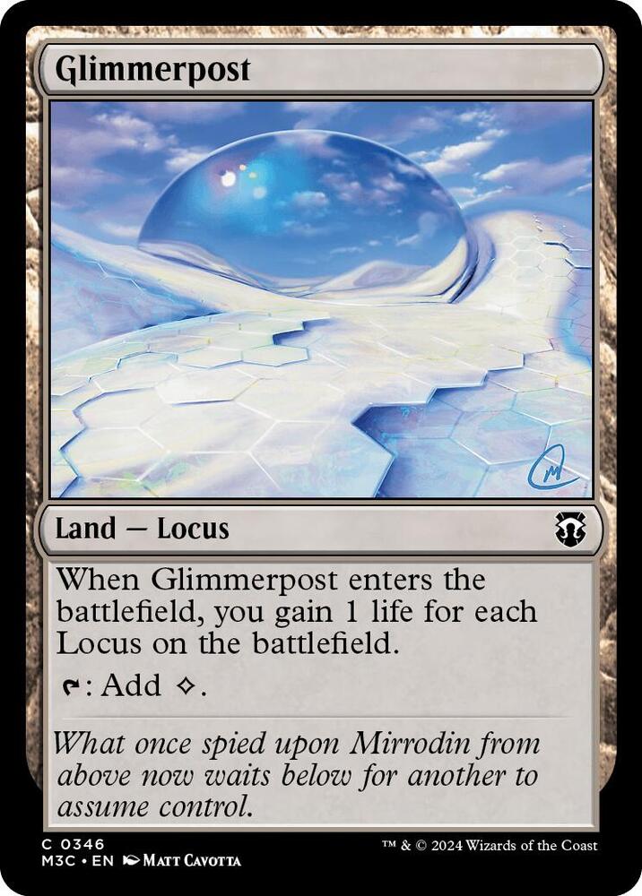 Glimmerpost (Ripple Foil) (346) [Modern Horizons 3 Commander]