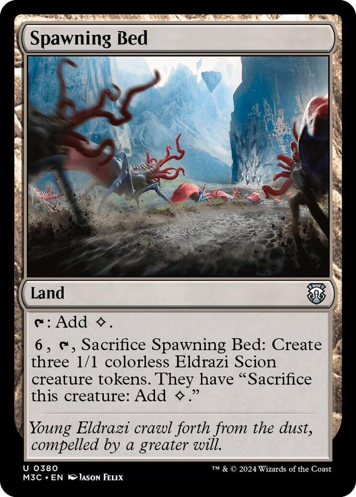 Spawning Bed (Ripple Foil) (380) [Modern Horizons 3 Commander]
