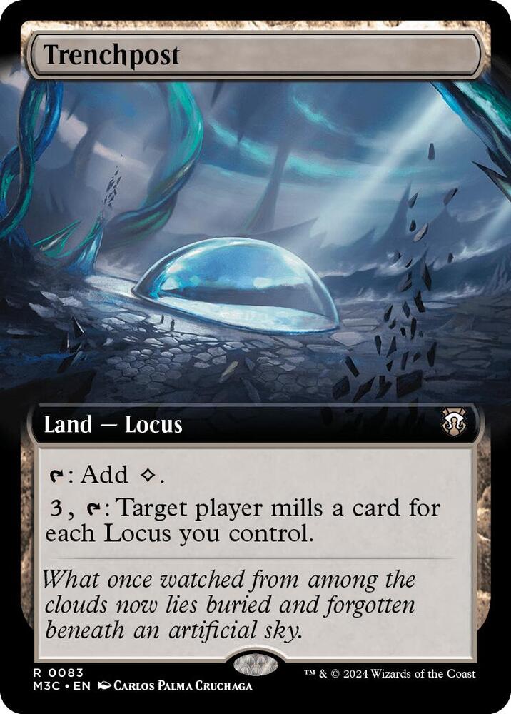Trenchpost (Extended Art) (Ripple Foil) (83) [Modern Horizons 3 Commander]