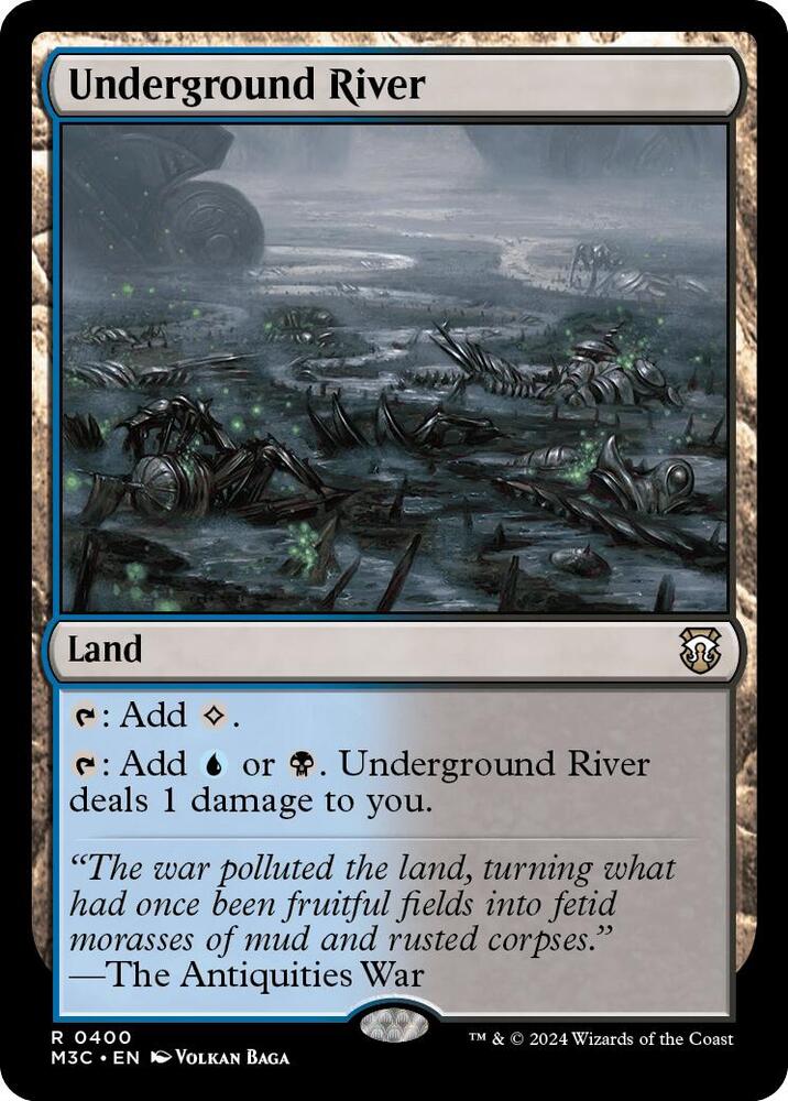Underground River (Ripple Foil) (400) [Modern Horizons 3 Commander]