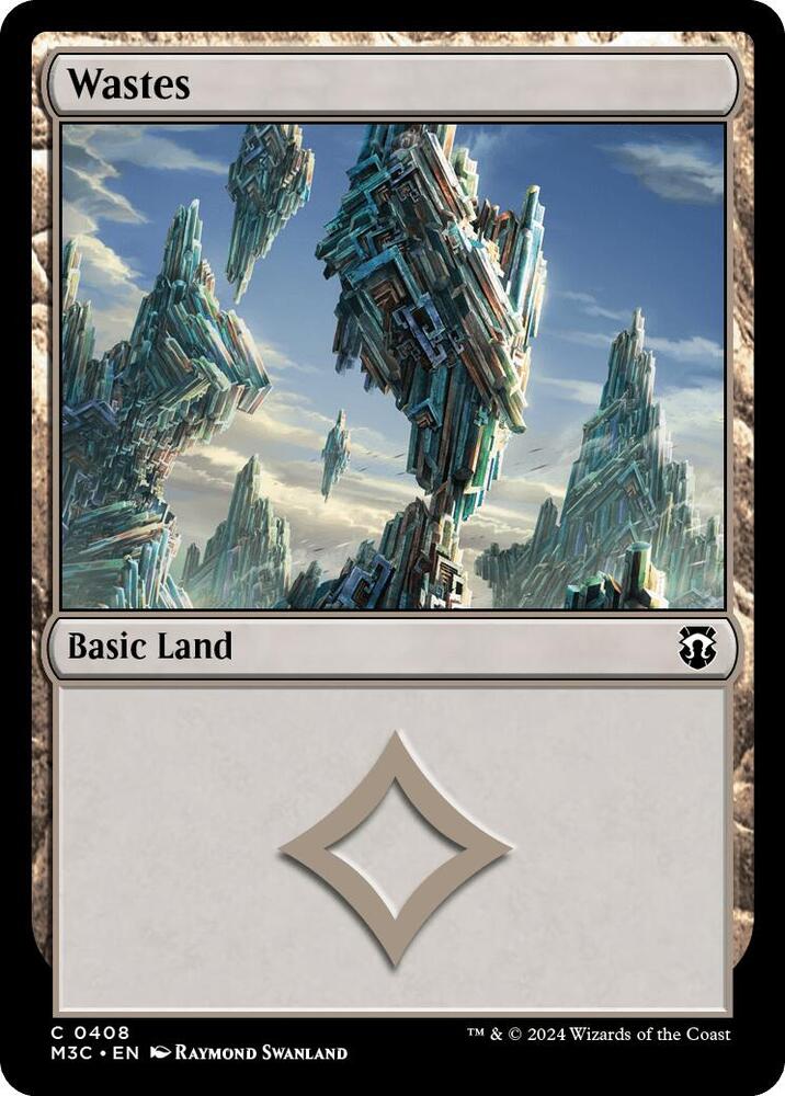 Wastes (Ripple Foil) (408) [Modern Horizons 3 Commander]