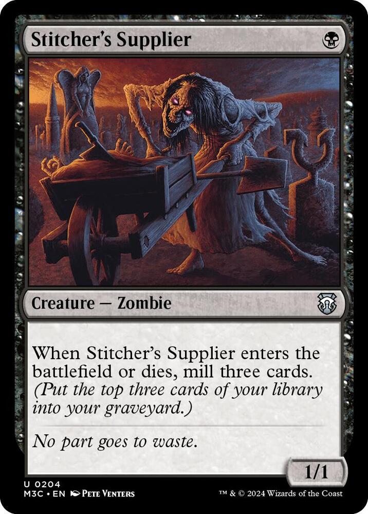 Stitcher's Supplier (Ripple Foil) (204) [Modern Horizons 3 Commander]