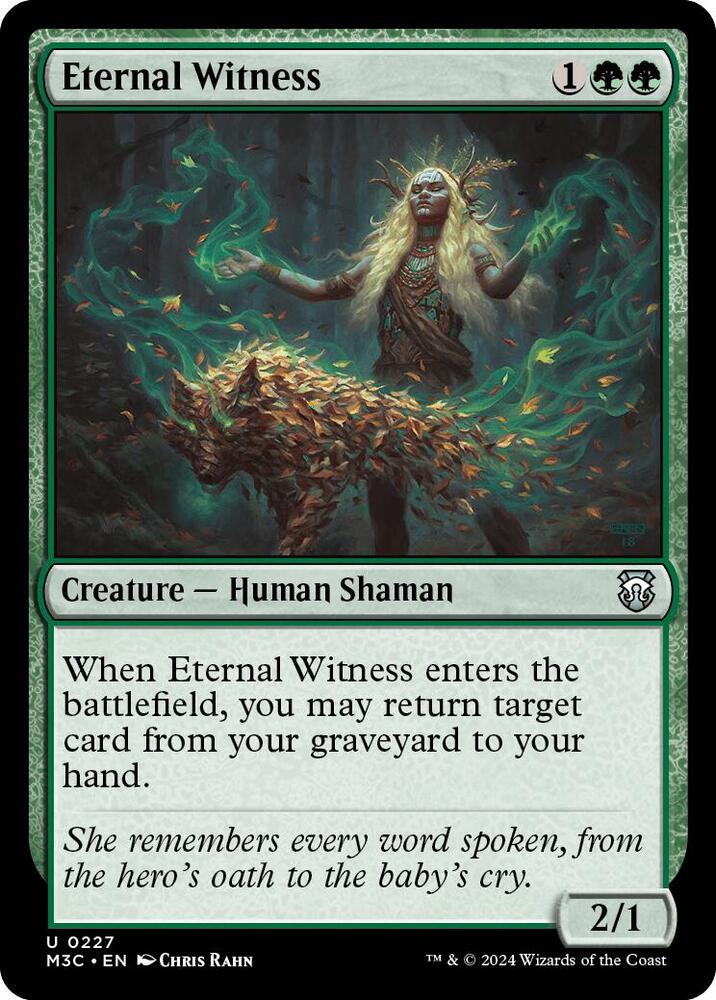 Eternal Witness (Ripple Foil) (227) [Modern Horizons 3 Commander]