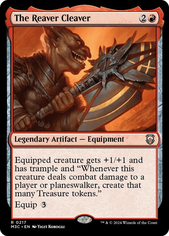 The Reaver Cleaver (Ripple Foil) (217) [Modern Horizons 3 Commander]