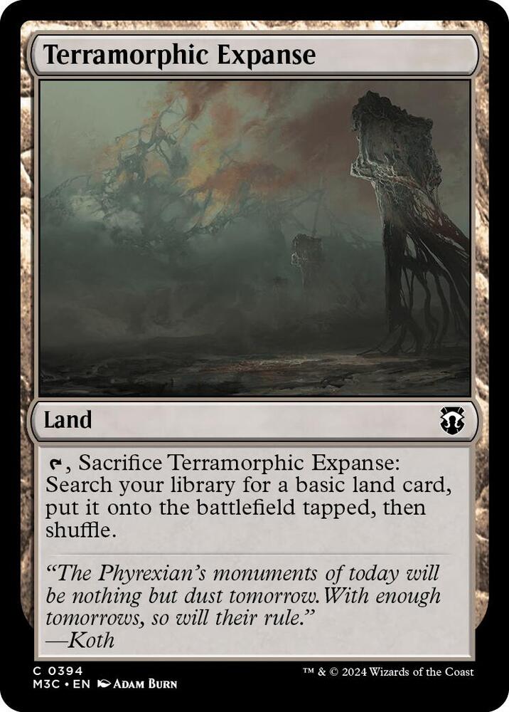 Terramorphic Expanse (Ripple Foil) (394) [Modern Horizons 3 Commander]