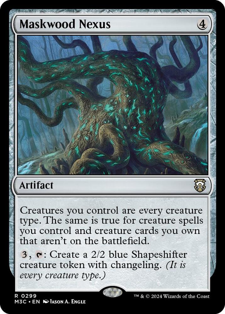 Maskwood Nexus (Ripple Foil) (299) [Modern Horizons 3 Commander]