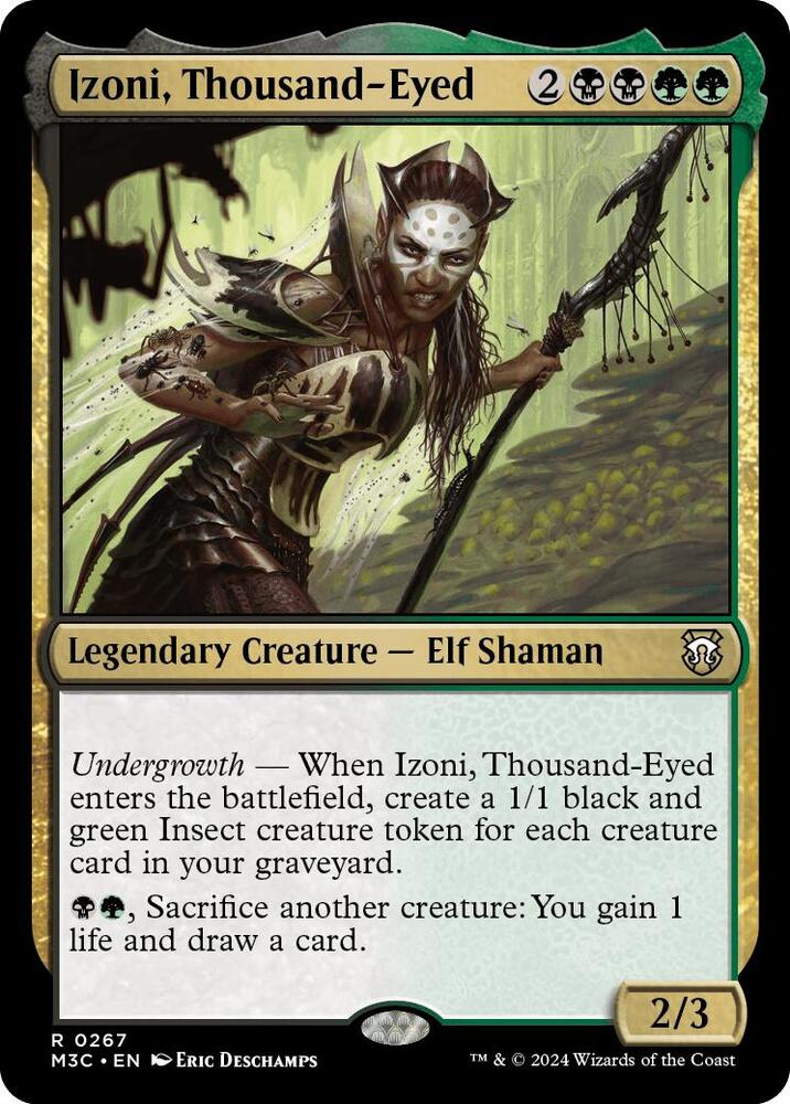 Izoni, Thousand-Eyed (Ripple Foil) (267) [Modern Horizons 3 Commander]