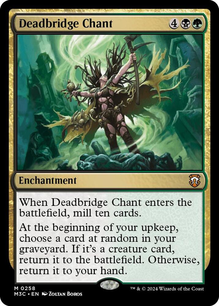 Deadbridge Chant (Ripple Foil) (258) [Modern Horizons 3 Commander]