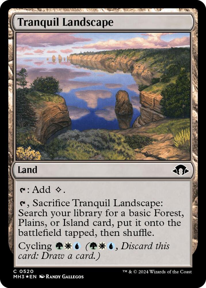 Tranquil Landscape (Ripple Foil) (520) [Modern Horizons 3]