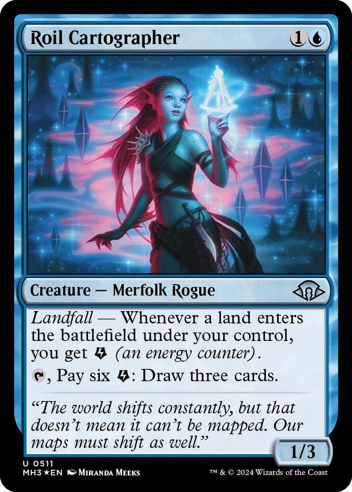 Roil Cartographer (Ripple Foil) (511) [Modern Horizons 3]