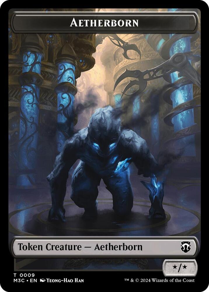 Aetherborn // Thopter Double-Sided Token (9 // 26) [Modern Horizons 3 Commander]