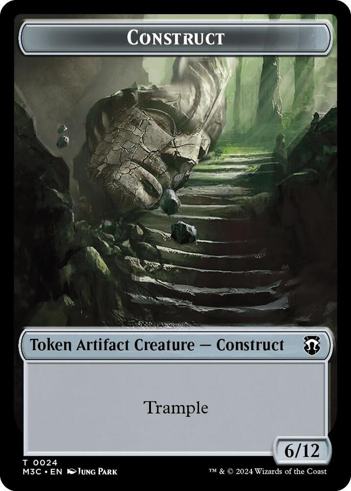 Construct // Myr Double-Sided Token (24 // 25) [Modern Horizons 3 Commander]