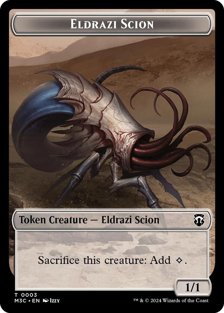 Eldrazi Scion // Eldrazi Spawn Double-Sided Token (3 // 2) [Modern Horizons 3 Commander]