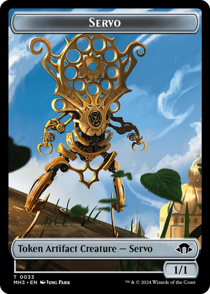Servo // Insect (0025) Double-Sided Token (33 // 25) [Modern Horizons 3]