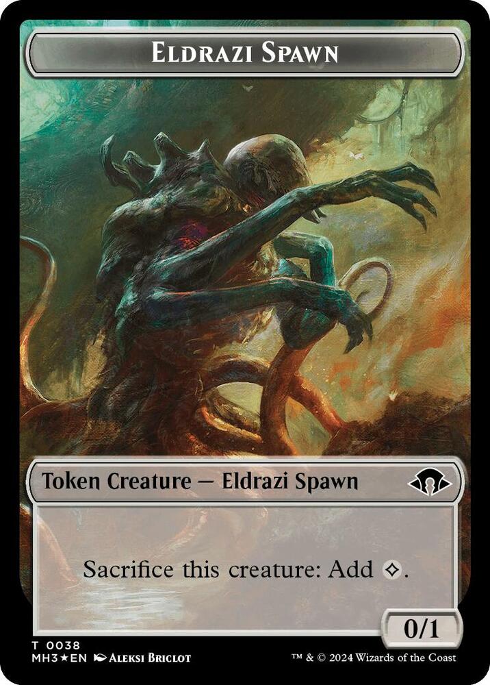 Eldrazi Spawn Token (2) [Modern Horizons 3]