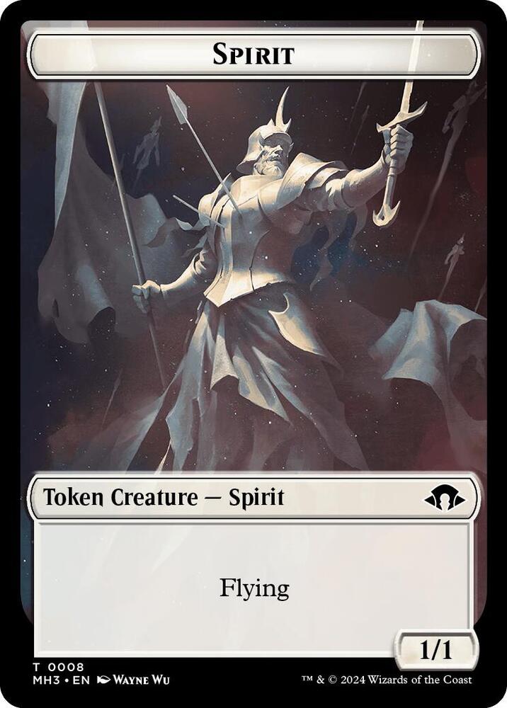 Spirit (0008) // Energy Reserve Double-Sided Token (8 // 36) [Modern Horizons 3]