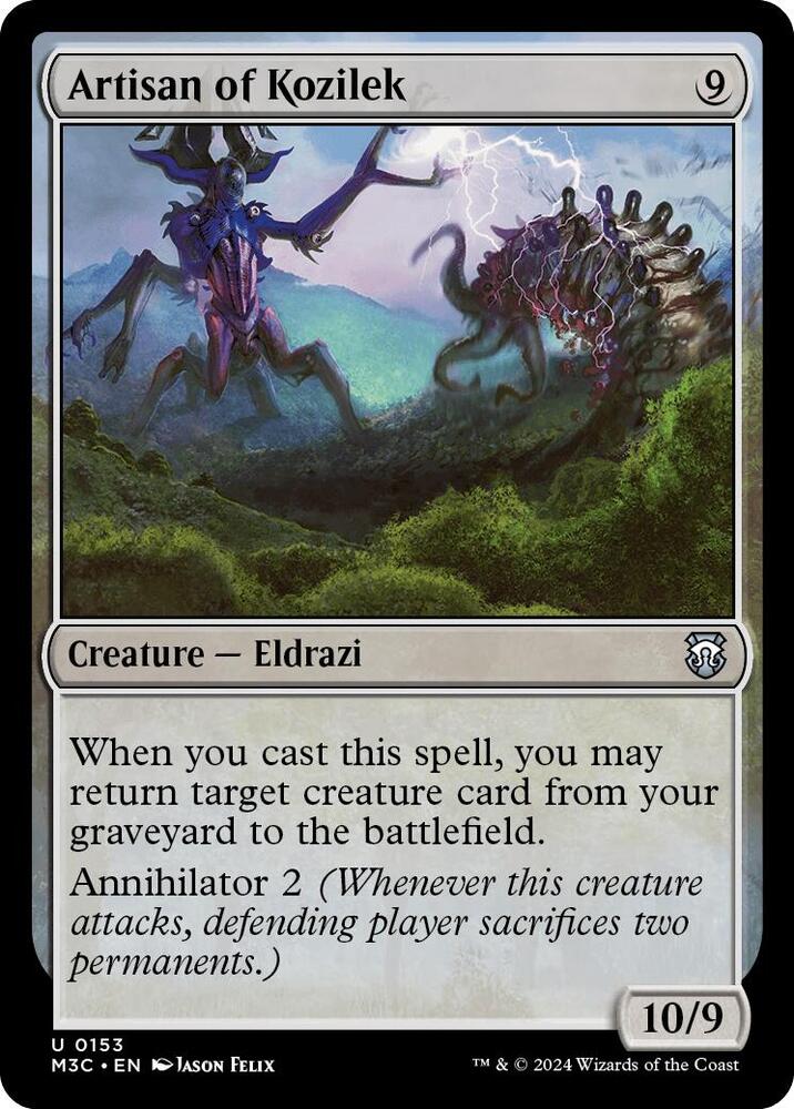 Artisan of Kozilek (Ripple Foil) (153) [Modern Horizons 3 Commander]