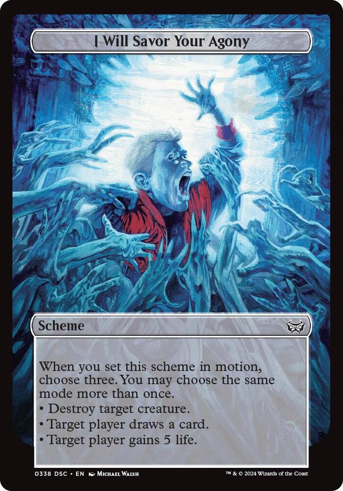 I Will Savor Your Agony (Full Art) (338) [Archenemy: Duskmourn]
