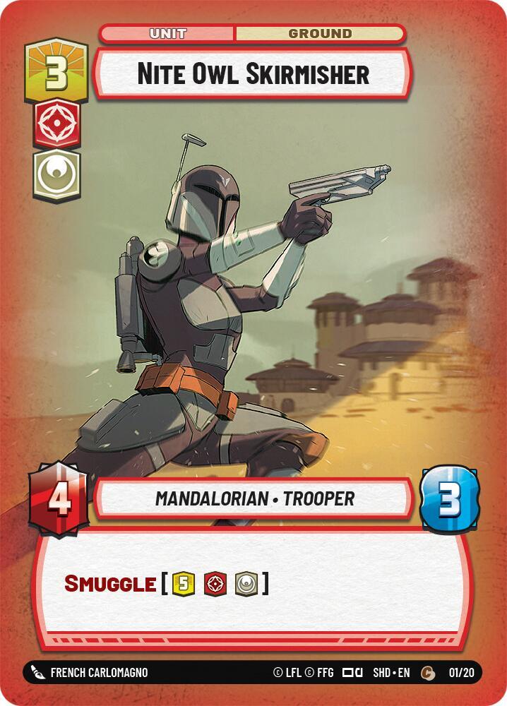 Nite Owl Skirmisher (01/20) [Shadows of the Galaxy Weekly Play Promos]