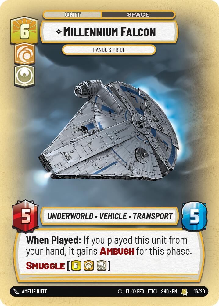 Millennium Falcon - Lando's Pride (16/20) [Shadows of the Galaxy Weekly Play Promos]
