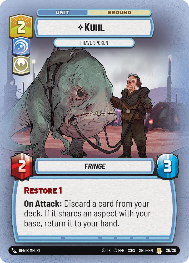 Kuiil - I Have Spoken (20/20) [Shadows of the Galaxy Weekly Play Promos]
