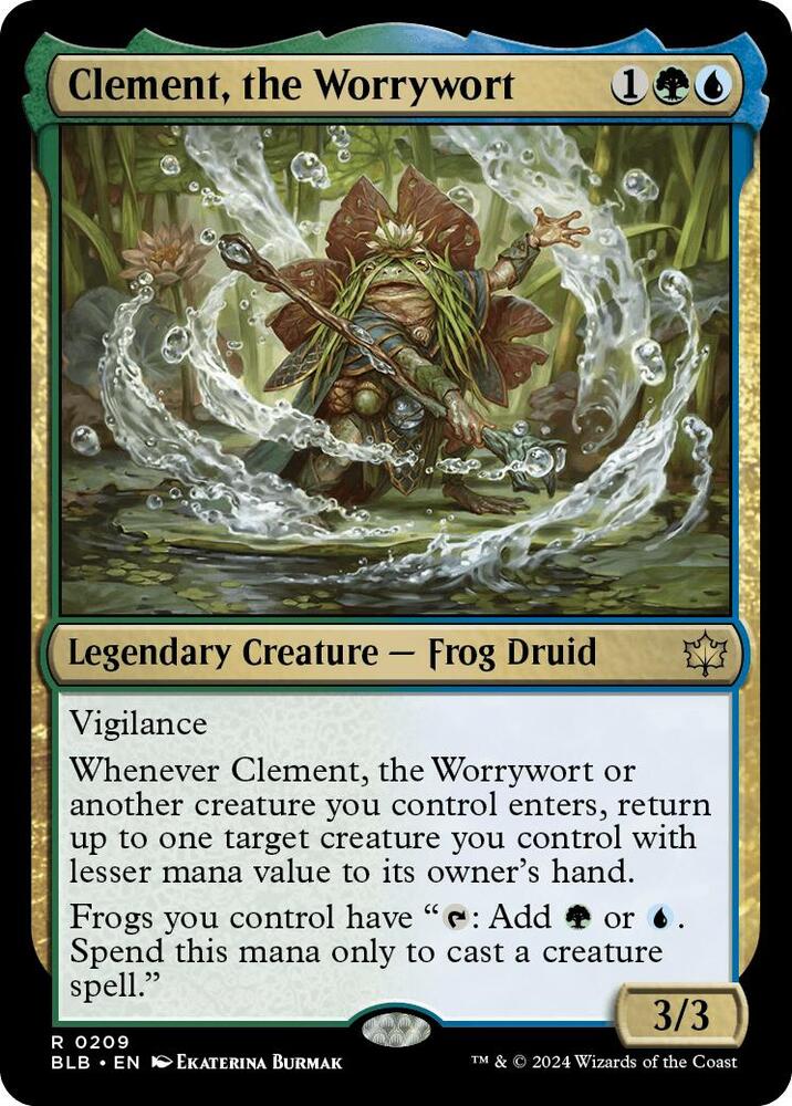 Clement, the Worrywort (209) [Bloomburrow]