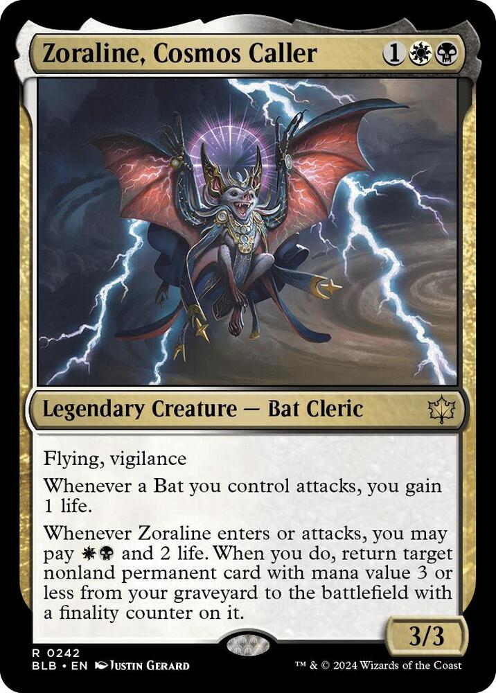 Zoraline, Cosmos Caller (242) [Bloomburrow]