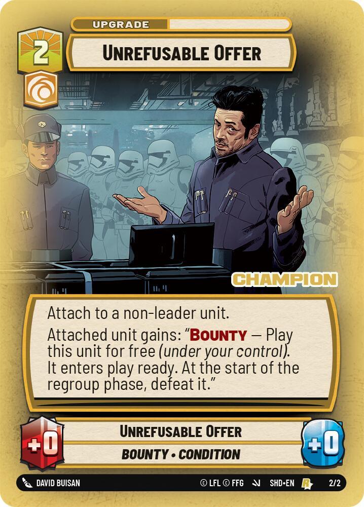 Unrefusable Offer (Champion) (2/2) [Organized Play Promos]