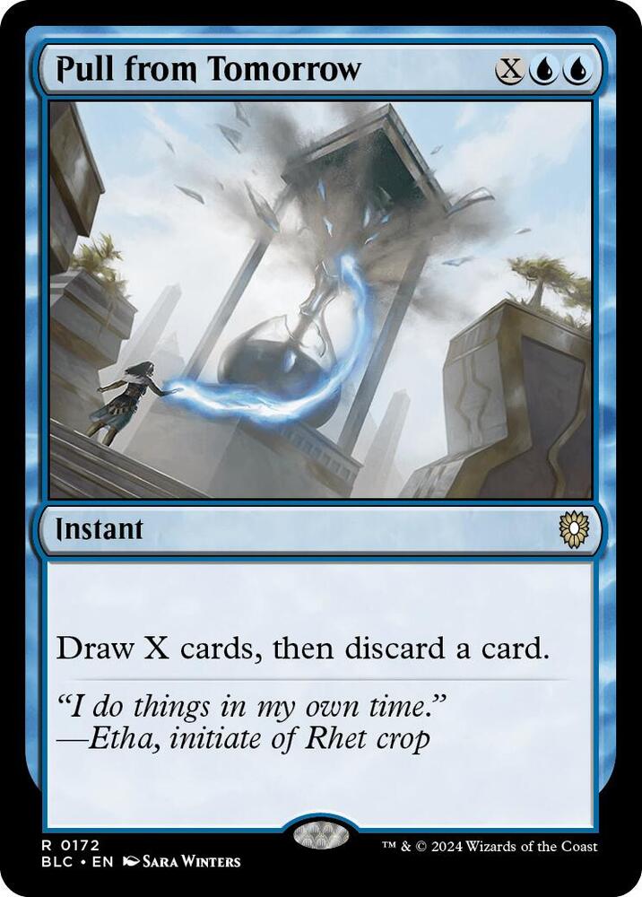Pull from Tomorrow (172) [Bloomburrow Commander]