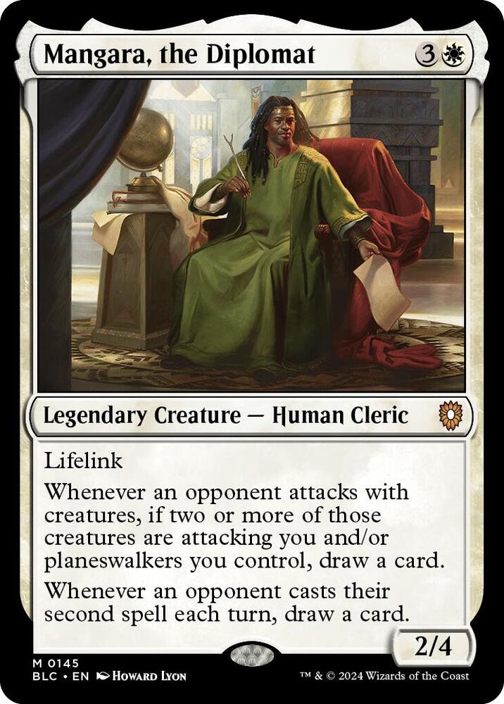 Mangara, the Diplomat (145) [Bloomburrow Commander]