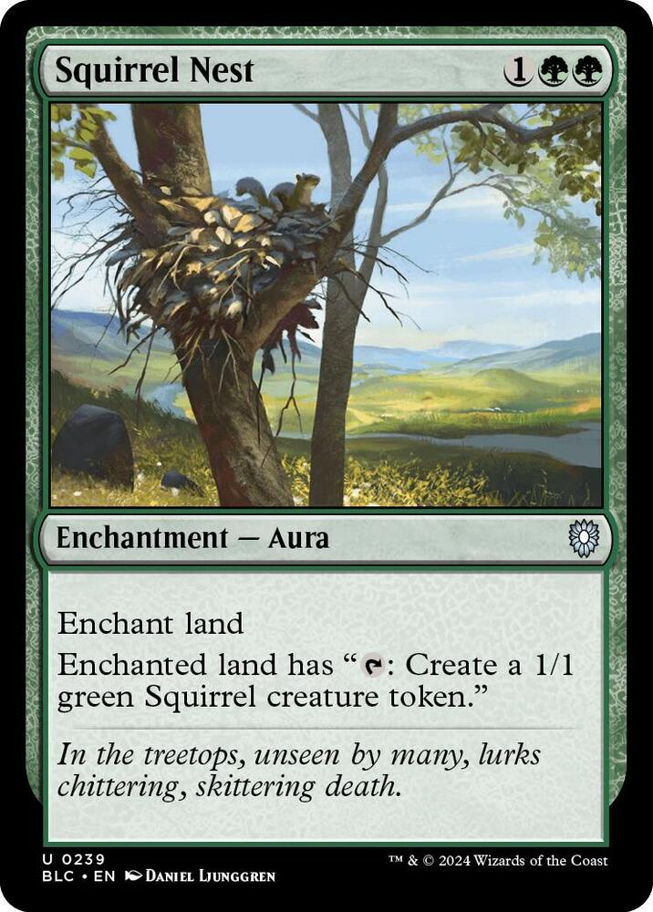 Squirrel Nest (239) [Bloomburrow Commander]