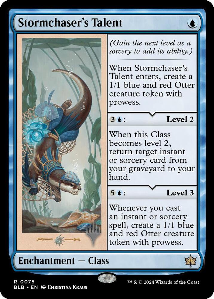 Stormchaser's Talent (75) [Bloomburrow Promos]