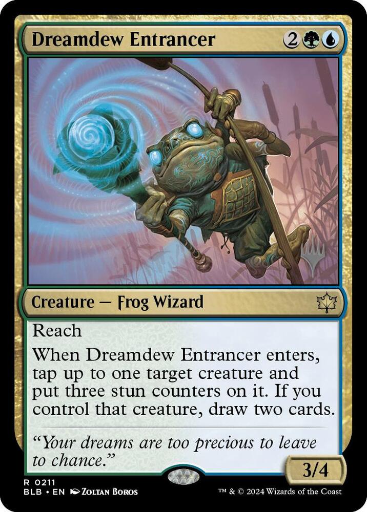 Dreamdew Entrancer (211) [Bloomburrow Promos]