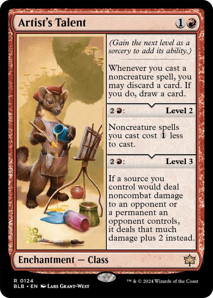 Artist's Talent (124) [Prerelease Cards]